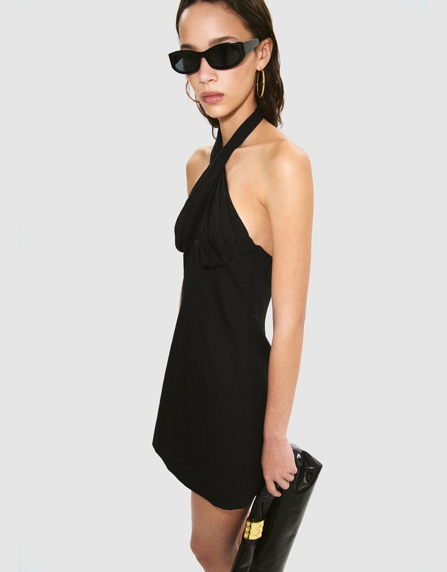 M.N.G - Cross-Over Halter Dress