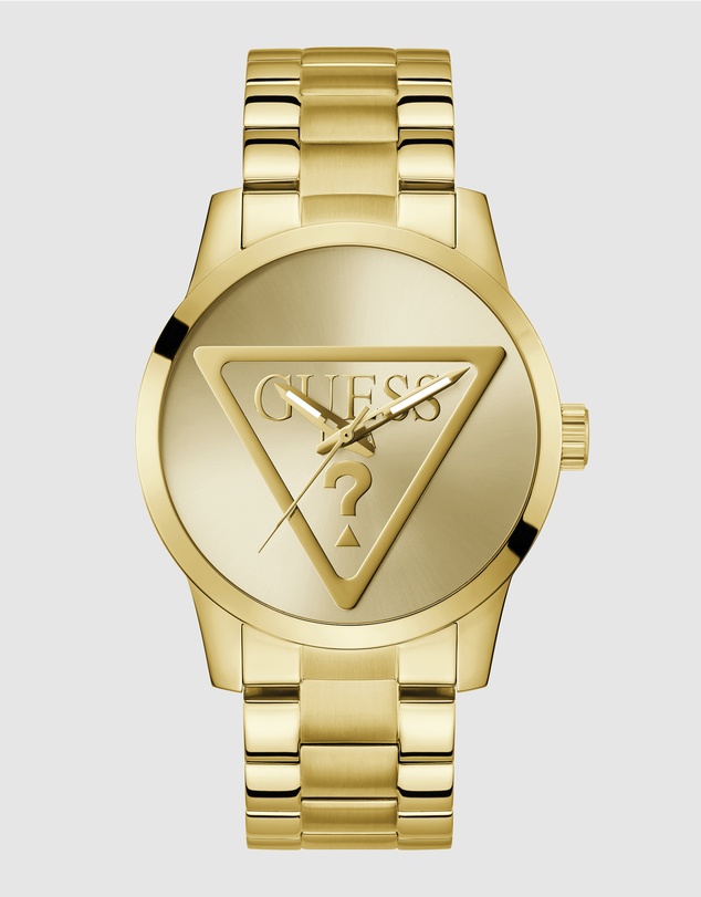 GUESS - Guess triangle 44mm Gold-Tone Analogue Men's Watch