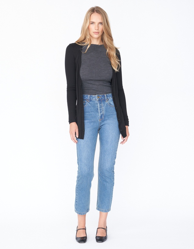 Amelius - Celia Buttoned Knit Cardigan