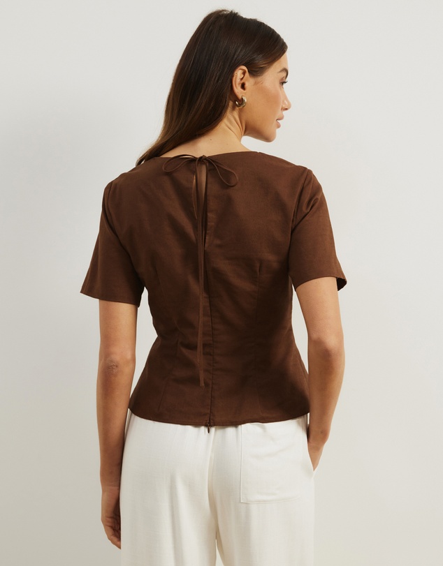 Atmos&Here - Maya Pin Tuck Top