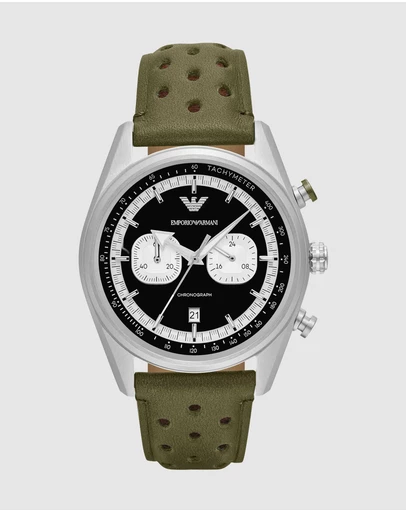 Emporio Armani - Green Chronograph Watch