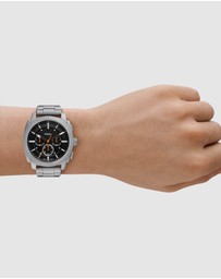 Fossil - Machine Silver Tone Chronograph Watch