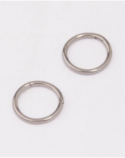 Lovisa - Titanium Fine Sleeper Earrings 6mm
