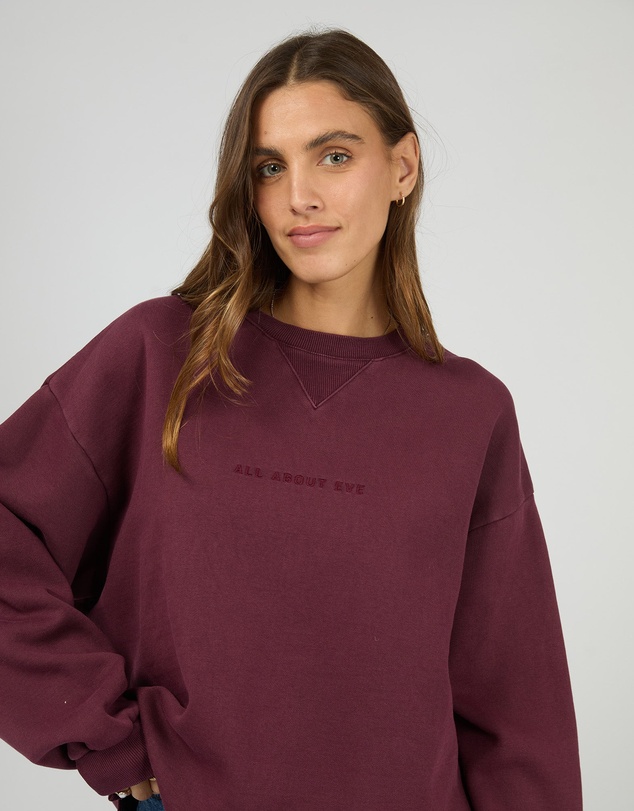 All About Eve - Aae Washed Box Crew Wine