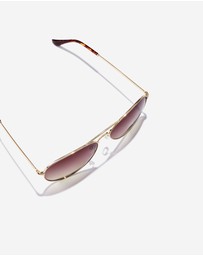 Hawkers Co - HAWKERS - HAWK - POLARIZED GOLD BROWN Sunglasses for Men and Women UV400