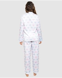 Sant And Abel - Women's Tennis Bows Long PJ Set