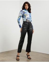 Sofia Irina - PRINT MESH TOP