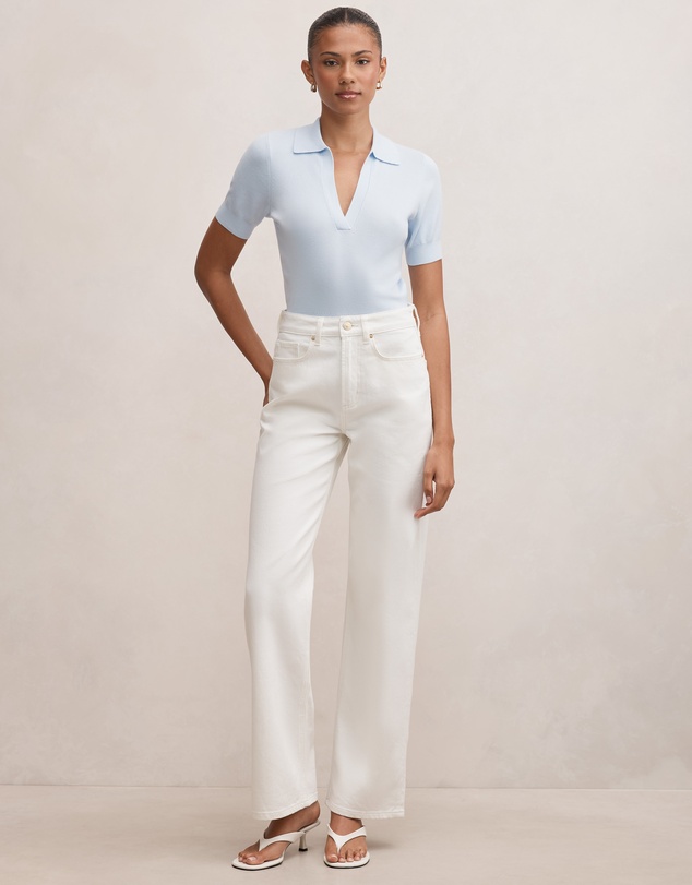 Forever New - Gia Knitted Polo Top