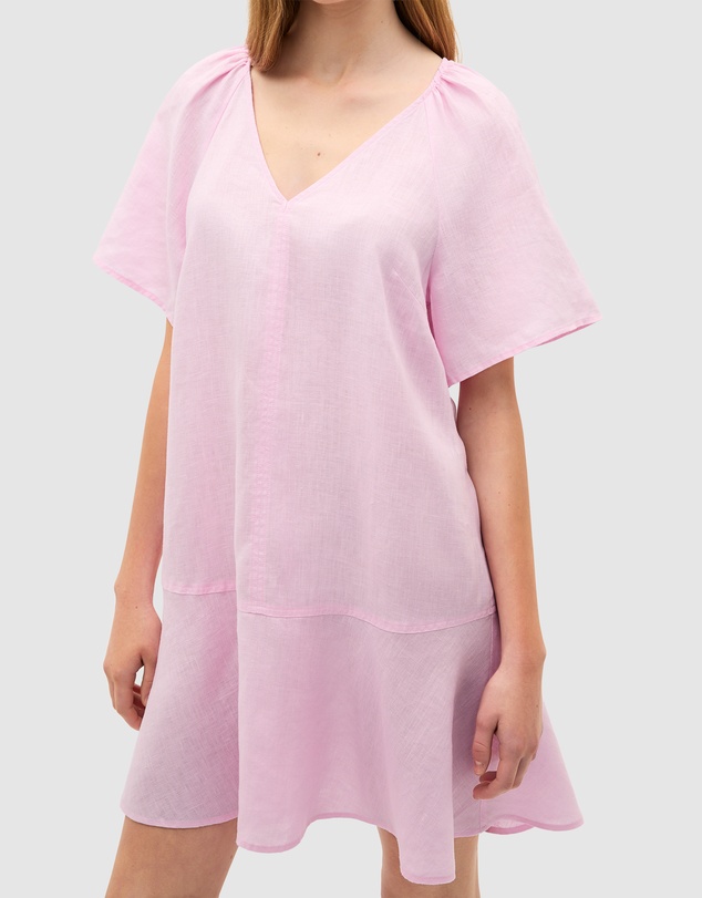 Seed Heritage - Core Linen Flutter Mini Dress