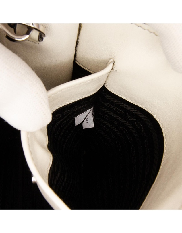 Pre-Loved by Azura Reborn - Pre-Loved Mini Soft Calf Logo Drill Satchel