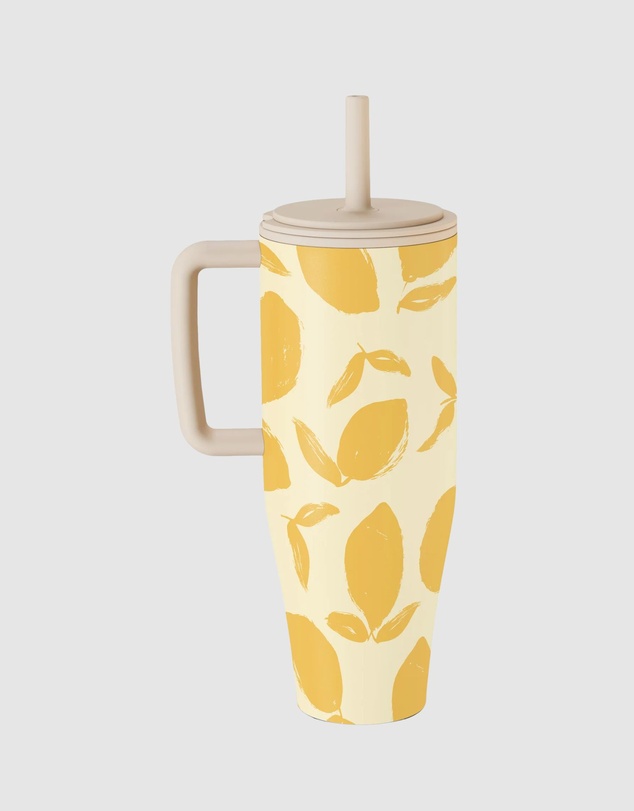 Burga - Burga Leakproof Tumbler 1.2L Insulated Lemon Tart