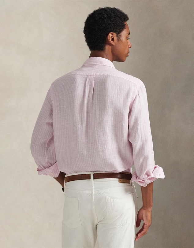 Polo Ralph Lauren - Custom Fit Striped Linen Shirt
