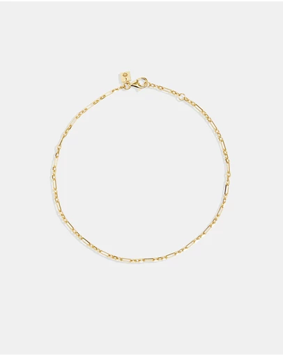 By Charlotte - Mixed Link Chain Anklet