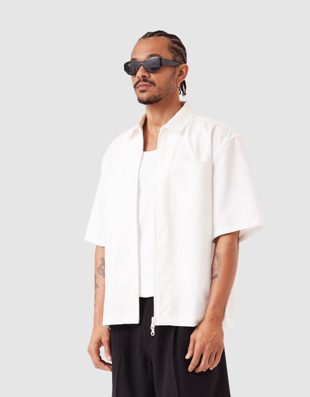 Zanerobe - Boxy SS Overshirt 2.0 Vintage White