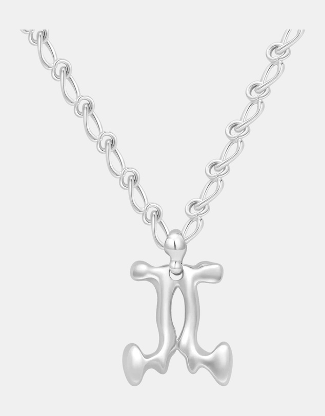Graedance - Gemini Citrine Pendant on Eclipse Necklace
