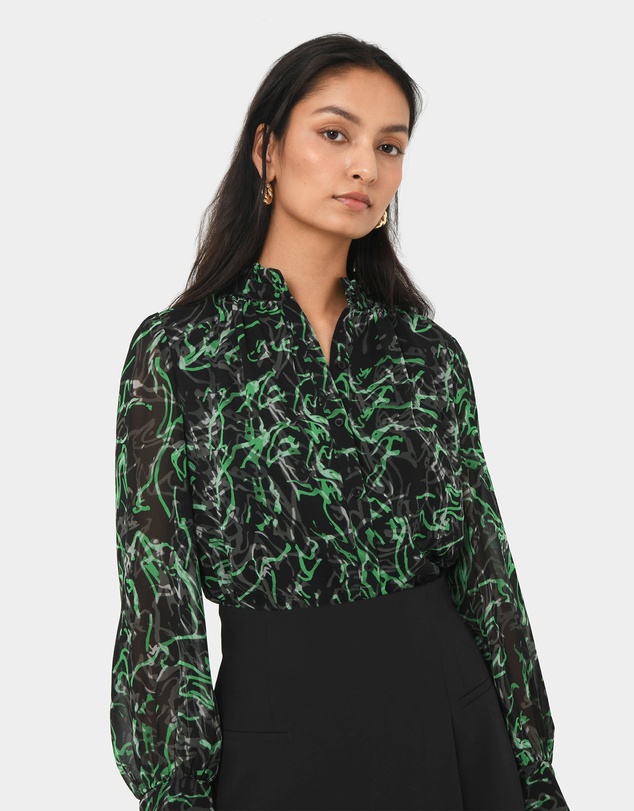 Forcast - Veda Collar Blouse