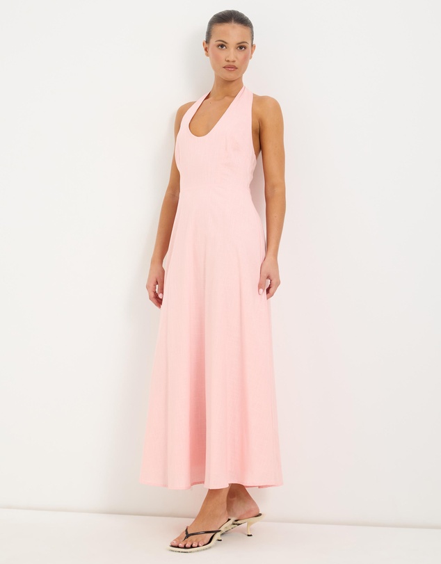Calli - Aura Scoop Neck Midi Dress