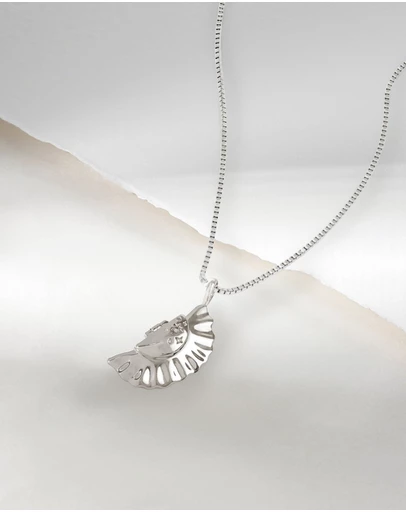 Wanderlust + Co - Dumpling Silver Necklace
