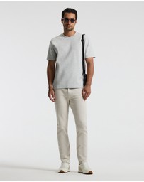 Calibre - Relaxed Double Knit T-shirt Grey Marl