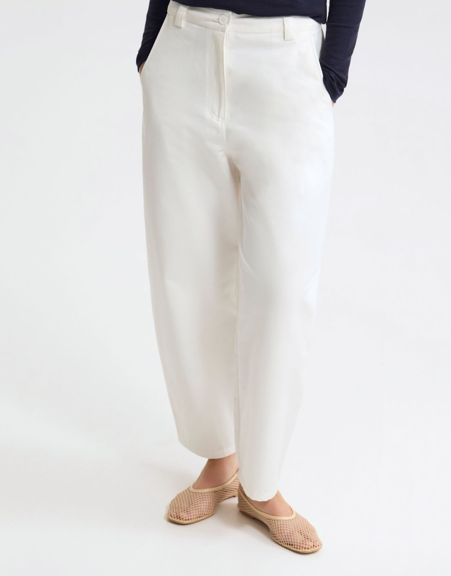 Oxford - Etta Barrel Leg Cotton Pant