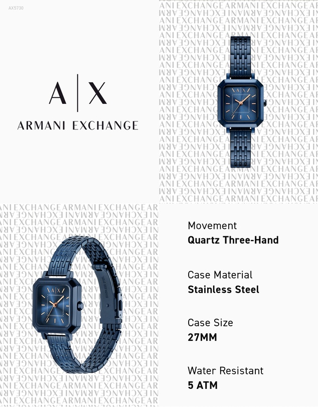 Armani Exchange - Blue Analogue Watch