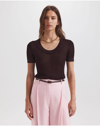 SABA - Zala Scoop Neck Tee
