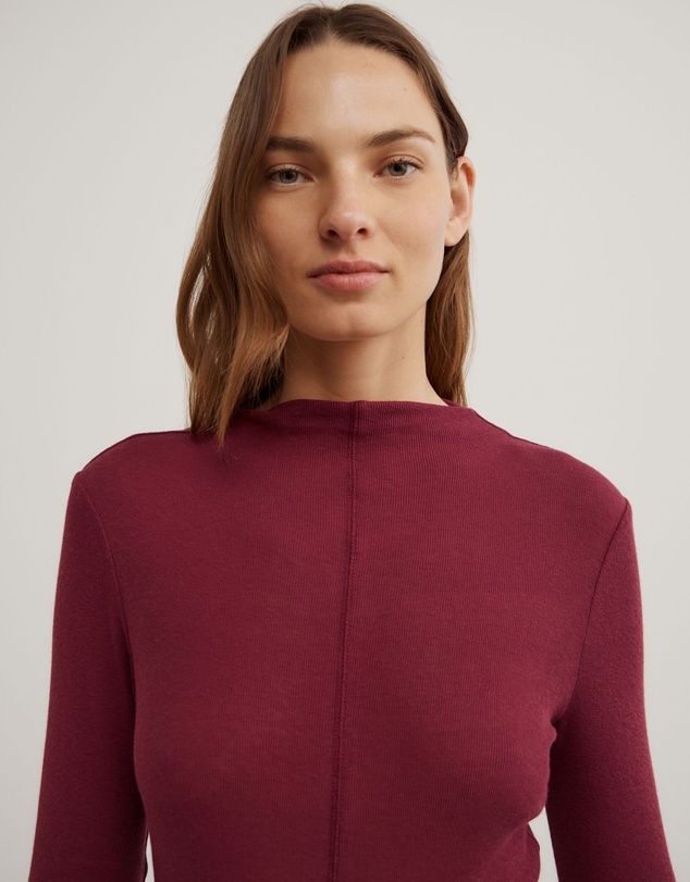 Witchery - High Neck Long Sleeve Top