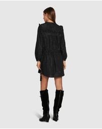 Belle & Bloom - Off the Vine Lurex Stripe Mini Dress