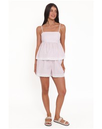 Petal & Pup - Bridie Short Set - Pink Stripe