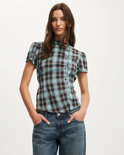 Cotton On - Nikki Button Through Blouse