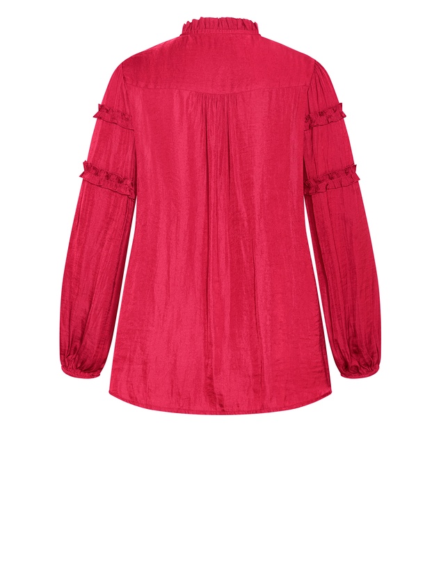 City Chic - Drama Queen Long Sleeve Shirt