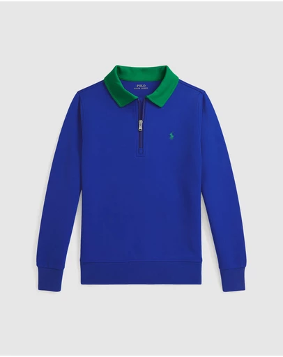 Polo Ralph Lauren - Double-Knit Collared Sweatshirt - Teens