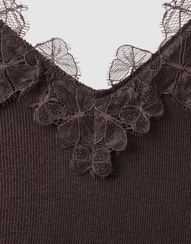 M.N.G - Lace Detail Knit Top