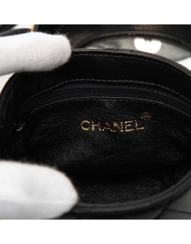 Pre-Loved by Azura Reborn - Pre-Loved Mini Quilted Lambskin Canteen Tassel Vanity Case