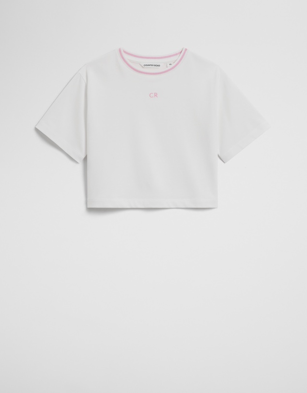 Country Road - Australian Cotton Short Sleeve Crop Boxy T-shirt