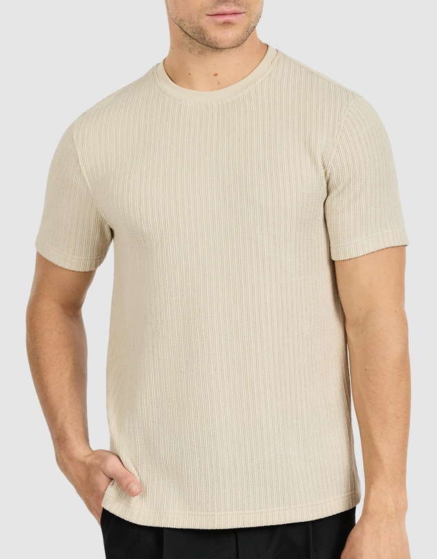 Tarocash - Bowen Textured T Shirt