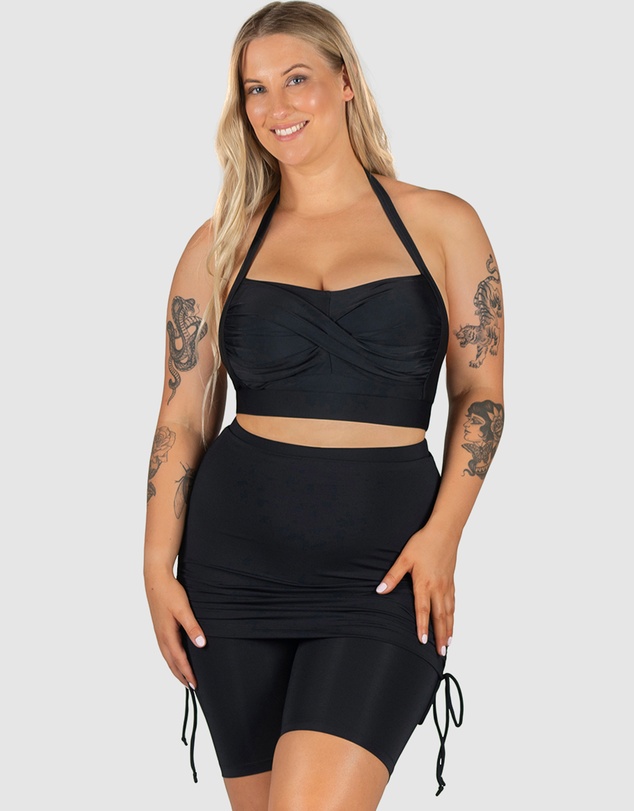 B Free Intimate Apparel - Ruched Bikini Bra (B-C-D-DD-E) Cup