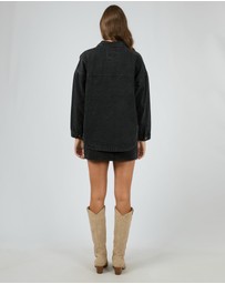 All About Eve - Dale Shacket Washed Black