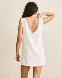 Rhythm - Sandy Cove Tie Front Mini Dress