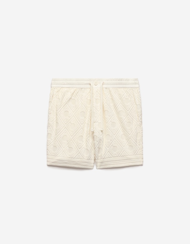Calibre - Plush Terry Logo Shorts Ivory