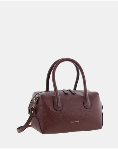Pierre Cardin - Pierre Cardin Italian Leather Tote Crossbody Bag