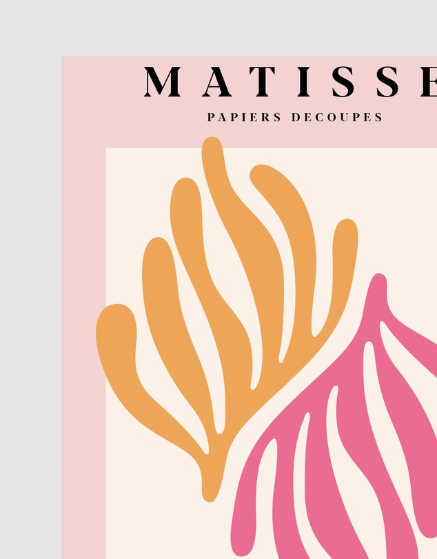 Inka Arthouse - Pink Coral by Henri Matisse Art Print