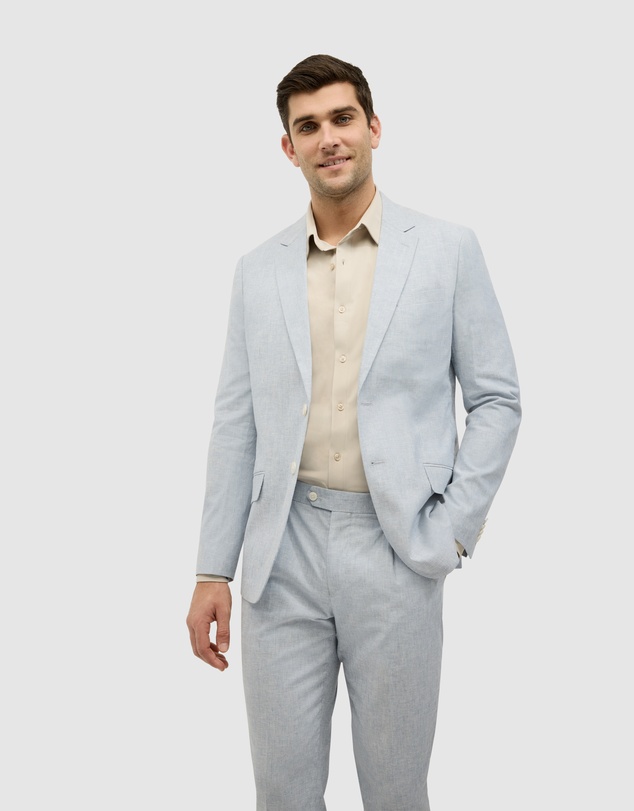 Politix - Linen Blend Summer Suit Jacket