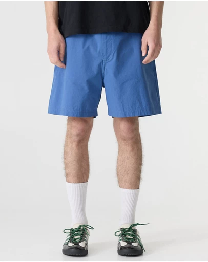 Bassike - Crushed Cotton Pull On Shorts