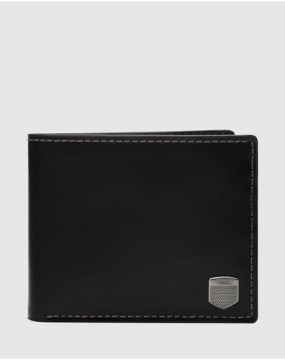 Fossil - Hayes Black Wallet