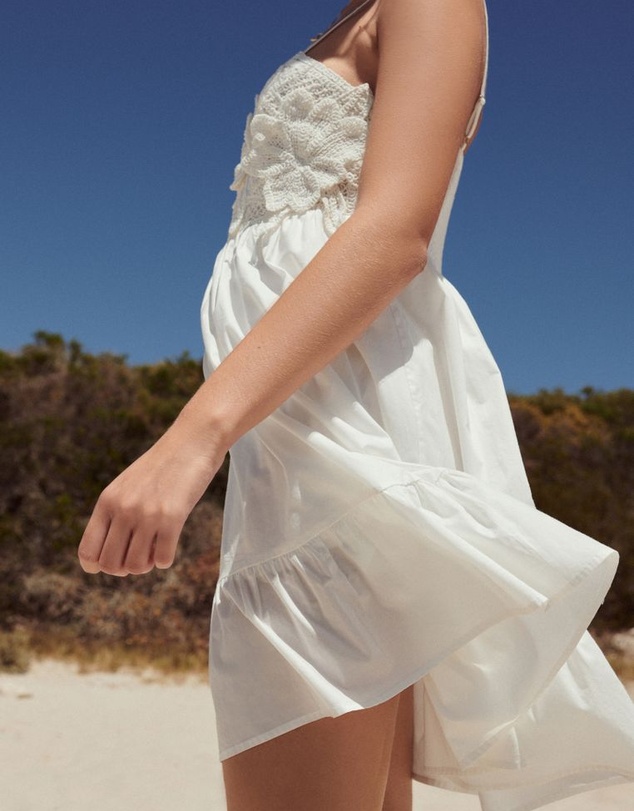 NEXT - Crochet Mix Mini Summer Dress