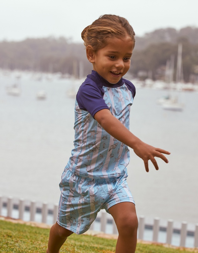 Aqua Blu Kids - Mariner Lycra Boardshorts - Babies