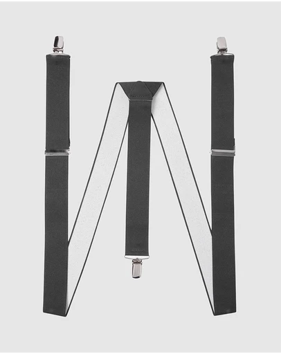 Buckle - Australian Made Plain Y Back Braces. 35mm width.