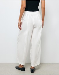 AERE - Olyssa Tie Waist Cotton Pants