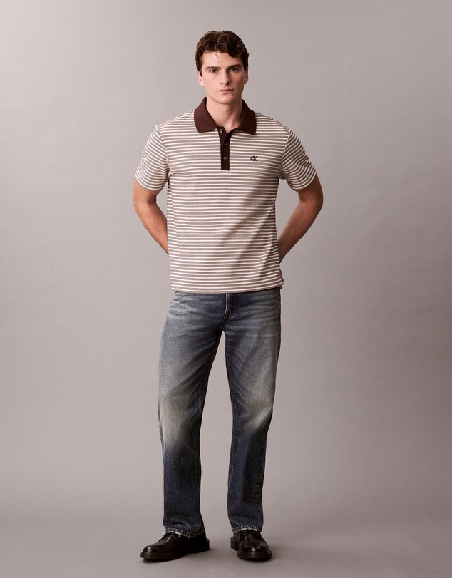 Calvin Klein - Ottoman Stripe Polo Shirt